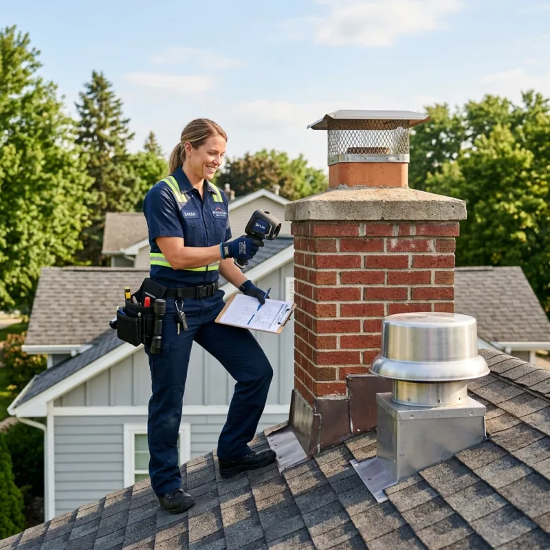 Technician removing a deceased bird from an indoor space in Claretown